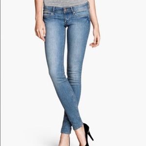 H&M super skinny low waist 29